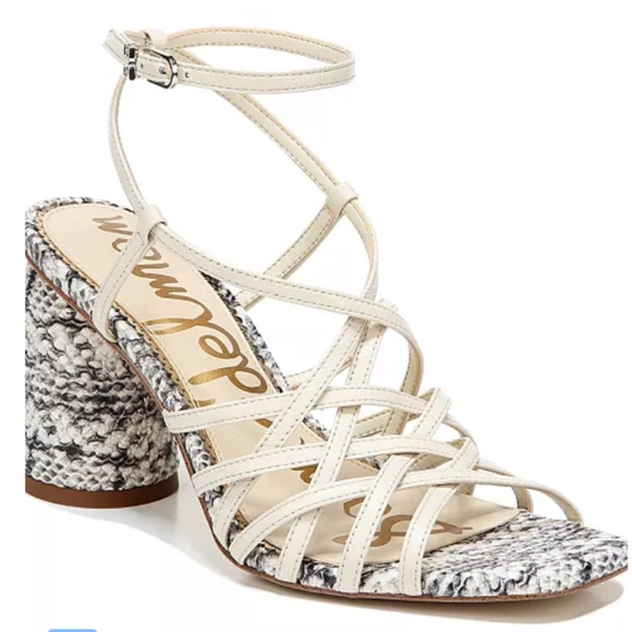 Sam Edelman Shoes - Sam Edelman Daffodil Cream and Gray Elegant Heels - 6